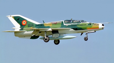 Photo ID 179531 by Arie van Groen. Romania Air Force Mikoyan Gurevich MiG 21UM Lancer B, 9526