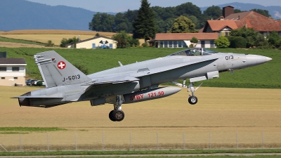 Photo ID 180363 by Ludwig Isch. Switzerland Air Force McDonnell Douglas F A 18C Hornet, J 5013