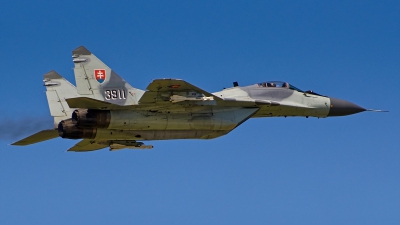 Photo ID 180588 by Alexandru Chirila. Slovakia Air Force Mikoyan Gurevich MiG 29AS, 3911