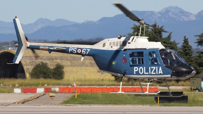 Photo ID 180876 by Roberto Bianchi. Italy Polizia Agusta Bell AB 206B 3 JetRanger III, PS 67