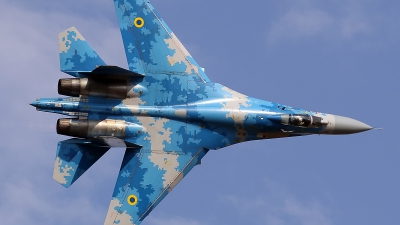 Photo ID 182078 by Tomas Medrik. Ukraine Air Force Sukhoi Su 27P1M,  