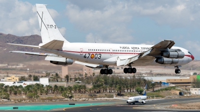 Photo ID 182128 by Adolfo Bento de Urquia. Spain Air Force Boeing 707 368C, T 17 3