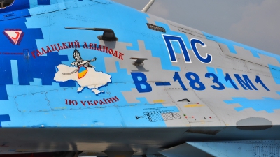 Photo ID 182796 by Radim Spalek. Ukraine Air Force Sukhoi Su 27UB1M, B 1831M1