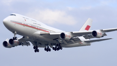 Photo ID 183337 by Alberto Gonzalez. Bahrain Royal Flight Boeing 747 4P8, A9C HMK