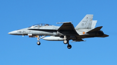 Photo ID 183673 by Manuel Fernandez. Spain Air Force McDonnell Douglas CE 15 Hornet EF 18B, CE 15 2