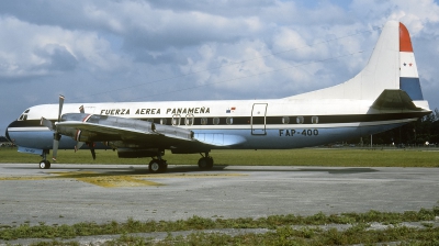 Photo ID 184140 by Hans-Werner Klein. Panama Air Force Lockheed L 188C PF Electra, FAP 400