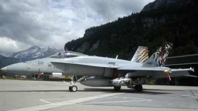 Photo ID 22132 by Sven Zimmermann. Switzerland Air Force McDonnell Douglas F A 18C Hornet, J 5011