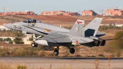 Photo ID 184480 by Ruben Galindo. Spain Air Force McDonnell Douglas C 15 Hornet EF 18A, C 15 16