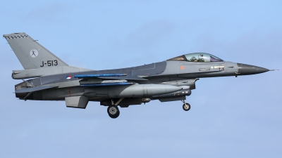Photo ID 185236 by Thomas Ziegler - Aviation-Media. Netherlands Air Force General Dynamics F 16AM Fighting Falcon, J 513