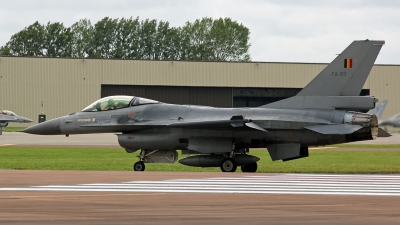 Photo ID 185959 by Richard de Groot. Belgium Air Force General Dynamics F 16AM Fighting Falcon, FA 83