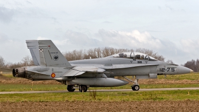 Photo ID 186679 by Jan Eenling. Spain Air Force McDonnell Douglas CE 15 Hornet EF 18B, CE 15 12
