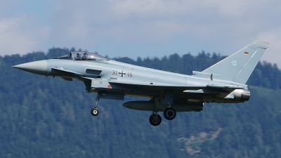 Photo ID 186728 by Lukas Kinneswenger. Germany Air Force Eurofighter EF 2000 Typhoon S, 31 16