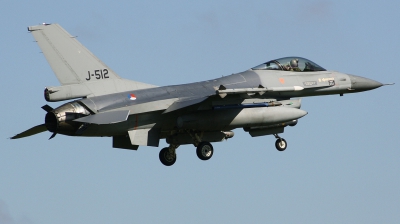 Photo ID 186940 by Arie van Groen. Netherlands Air Force General Dynamics F 16AM Fighting Falcon, J 512