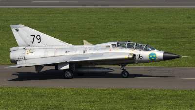 Photo ID 187300 by Thomas Ziegler - Aviation-Media. Private Swedish Air Force Historic Flight Saab Sk35C Draken, SE DXP