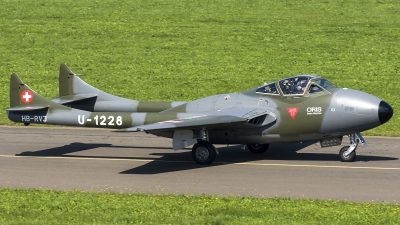 Photo ID 187298 by Thomas Ziegler - Aviation-Media. Private Verein De Havilland Flying Group De Havilland DH 115 Vampire T 55, HB RVJ