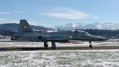 Photo ID 188630 by Sven Zimmermann. Switzerland Air Force Northrop F 5F Tiger II, J 3205