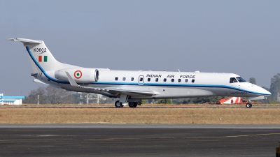 Photo ID 188894 by Lukas Kinneswenger. India Air Force Embraer EMB 135BJ ERJ 135 Legacy, K3602