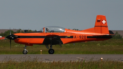 Photo ID 189367 by Jan Eenling. Switzerland Air Force Pilatus PC 7 Turbo Trainer, A 928