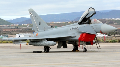 Photo ID 189765 by Alejandro Hernández León. Spain Air Force Eurofighter C 16 Typhoon EF 2000S, C 16 35