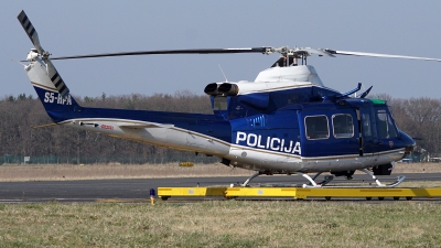 Photo ID 189993 by Lukas Kinneswenger. Slovenia Police Agusta Bell AB 412 Grifone, S5 HPA