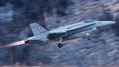 Photo ID 190099 by Andreas Zeitler - Flying-Wings. Switzerland Air Force McDonnell Douglas F A 18C Hornet, J 5023