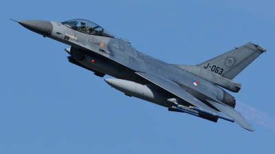 Photo ID 190699 by Klemens Hoevel. Netherlands Air Force General Dynamics F 16AM Fighting Falcon, J 063