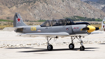 Photo ID 193371 by W.A.Kazior. Private Red Eagles Formation Team Yakovlev Yak 52 Bacau, N752YK