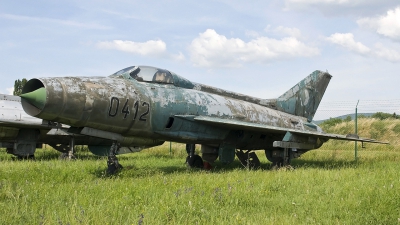 Photo ID 23325 by Jörg Pfeifer. Czechoslovakia Air Force Mikoyan Gurevich MiG 21F 13, 0412