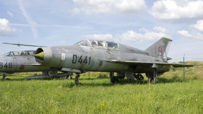 Photo ID 23200 by Jörg Pfeifer. Slovakia Air Force Mikoyan Gurevich MiG 21US, 0441