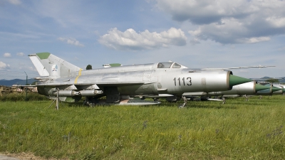 Photo ID 23202 by Jörg Pfeifer. Slovakia Air Force Mikoyan Gurevich MiG 21MA, 1113