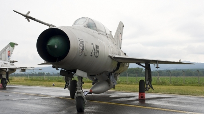 Photo ID 23207 by Jörg Pfeifer. Slovakia Air Force Mikoyan Gurevich MiG 21U 600, 2419