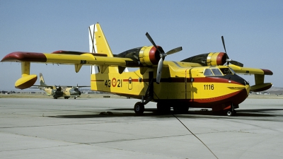 Photo ID 194890 by Joop de Groot. Spain Air Force Canadair CL 215 1A10, UD 13 21