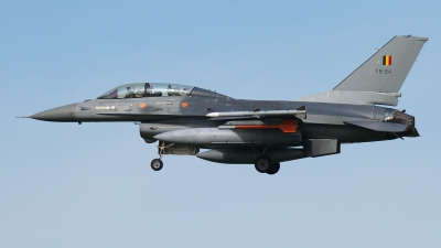 Photo ID 194997 by Rainer Mueller. Belgium Air Force General Dynamics F 16BM Fighting Falcon, FB 24