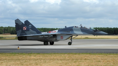 Photo ID 195242 by Peter Boschert. Poland Air Force Mikoyan Gurevich MiG 29UB 9 51, 15