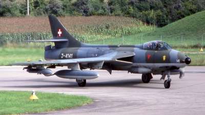Photo ID 195277 by Marc van Zon. Switzerland Air Force Hawker Hunter F58A, J 4141