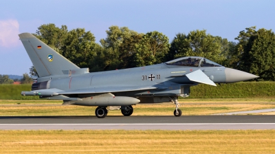 Photo ID 196141 by Mathias Grägel - GME-AirFoto. Germany Air Force Eurofighter EF 2000 Typhoon S, 31 11