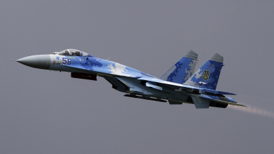 Photo ID 196380 by Craig Pelleymounter. Ukraine Air Force Sukhoi Su 27P1M,  