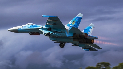 Photo ID 197000 by Kostas Tsipas. Ukraine Air Force Sukhoi Su 27P1M,  