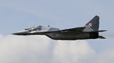 Photo ID 197264 by Milos Ruza. Poland Air Force Mikoyan Gurevich MiG 29A 9 12A, 40