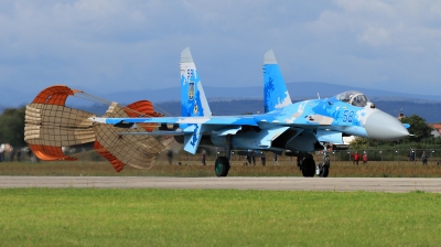 Photo ID 198422 by Milos Ruza. Ukraine Air Force Sukhoi Su 27P1M,  