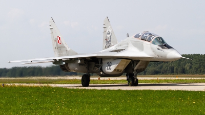Photo ID 198418 by Alfred Koning. Poland Air Force Mikoyan Gurevich MiG 29UB 9 51, 28