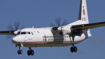 Photo ID 23574 by Ian Heald. Netherlands Air Force Fokker 50, U 06