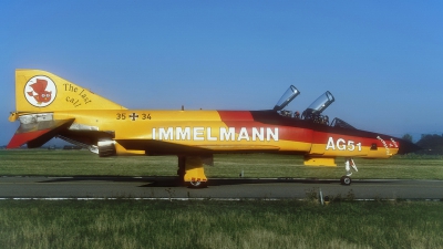 Photo ID 199209 by Rainer Mueller. Germany Air Force McDonnell Douglas RF 4E Phantom II, 35 34