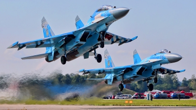 Photo ID 200404 by Radim Spalek. Ukraine Air Force Sukhoi Su 27UB,  