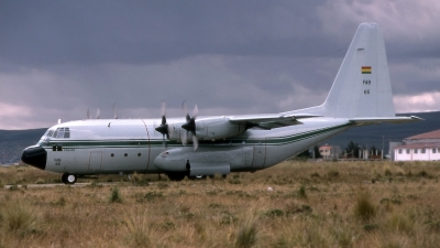 Photo ID 200542 by Marc van Zon. Bolivia Air Force Lockheed C 130B Hercules L 282, FAB65