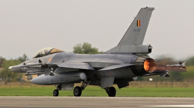 Photo ID 200802 by Milos Ruza. Belgium Air Force General Dynamics F 16AM Fighting Falcon, FA 107