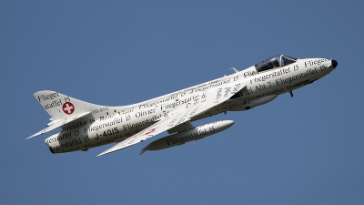 Photo ID 201053 by Ludwig Isch. Private Hunterverein Obersimmental Hawker Hunter F58, HB RVS