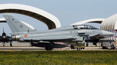 Photo ID 23947 by A. Muñiz Zaragüeta. Spain Air Force Eurofighter CE 16 Typhoon EF 2000T, CE 16 04