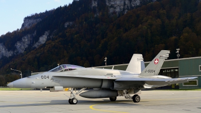 Photo ID 202934 by Sven Zimmermann. Switzerland Air Force McDonnell Douglas F A 18C Hornet, J 5004