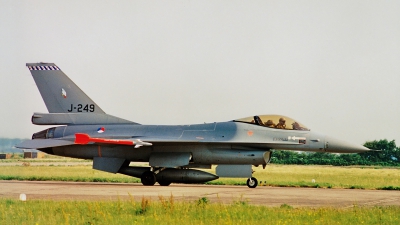 Photo ID 203658 by Jan Eenling. Netherlands Air Force General Dynamics F 16A Fighting Falcon, J 249